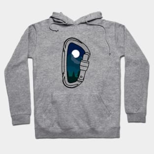 Climbing Carabiner Mountains Hoodie